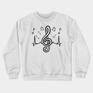 Musik liegt in der Luft Crewneck Sweatshirt